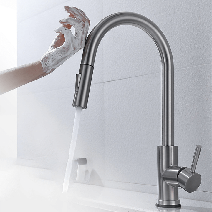 MALORIA keukenkraan met bewegingssensor, ergonomische hendel en rvs afwerking de perfecte keukenaccessoire
