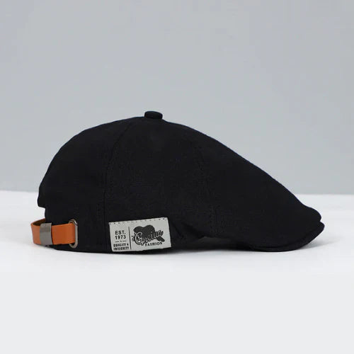 Modieuze baret voor mannen, een stijlvol hoofddeksel. Verstelbaar accessoire dat elke herenoutfit compleet maakt.