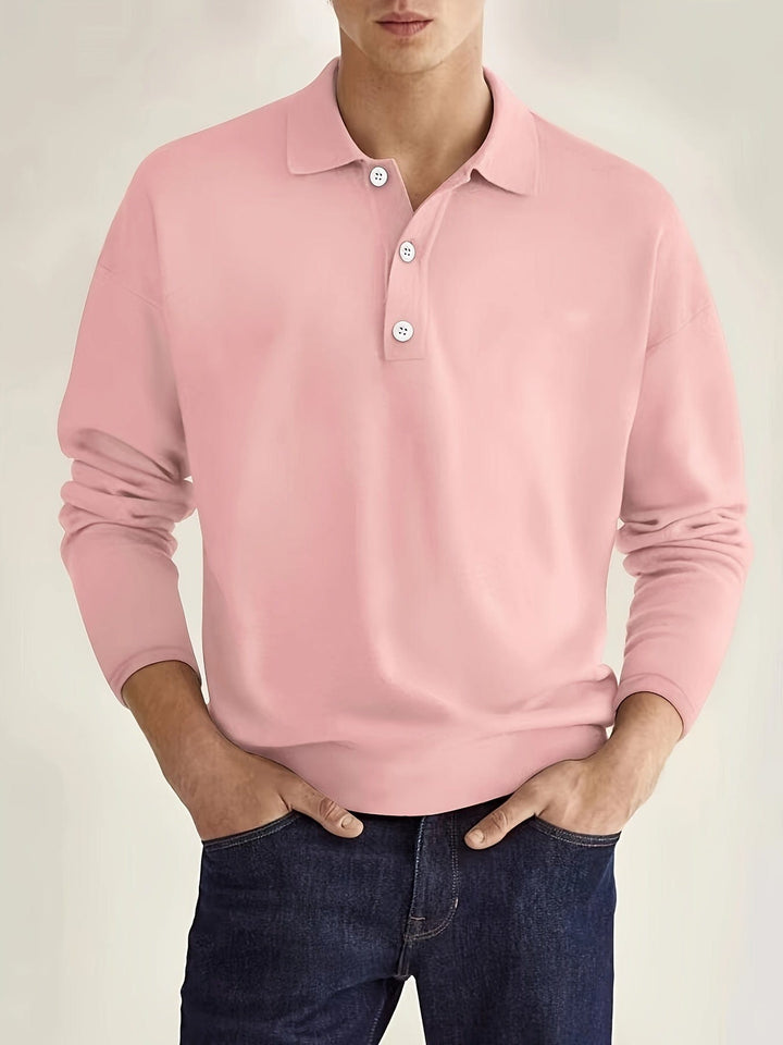 Slim fit herenpolo met moderne pasvorm en korte mouwen, ideaal voor een casual look.