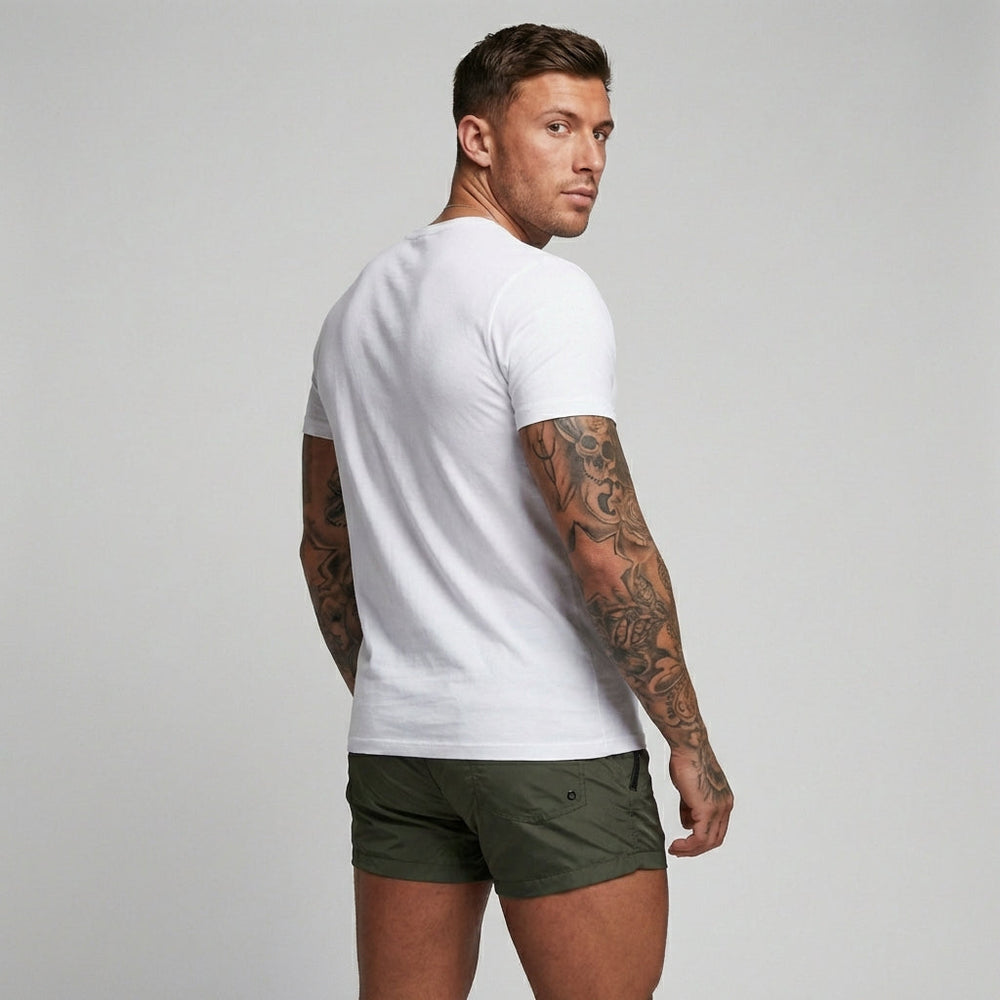 Stijlvolle mannen stretch zwembroek, ideaal voor zwemkleding en strandkleding