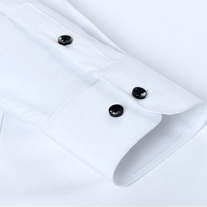 Comfortabel, stijlvol heren overhemd. Elastische stof, lange mouwen. Perfect voor zakelijk, casual en alle seizoenen.