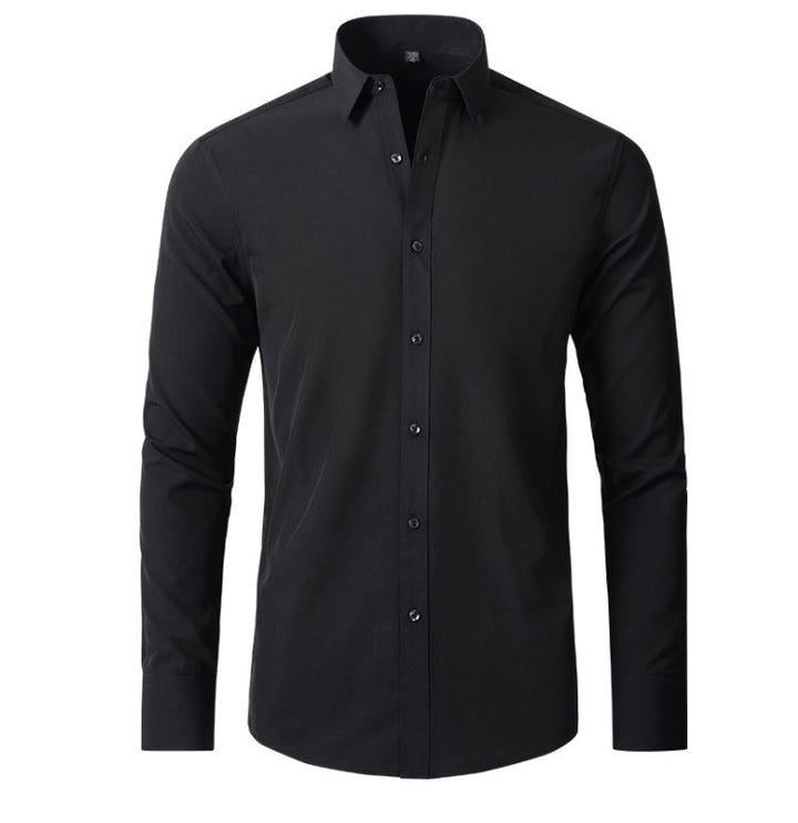 Veelzijdig heren overhemd: elastisch, comfortabel en geschikt voor formele en casual kleding het hele jaar door.