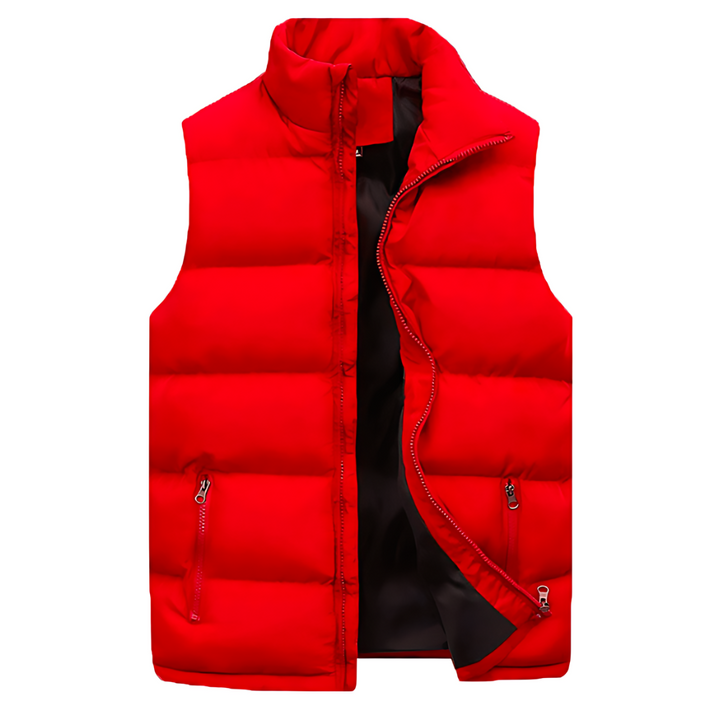 Mick heren bodywarmer met warme capuchon. Essentieel vest voor een stijlvolle en comfortabele outdoor look.