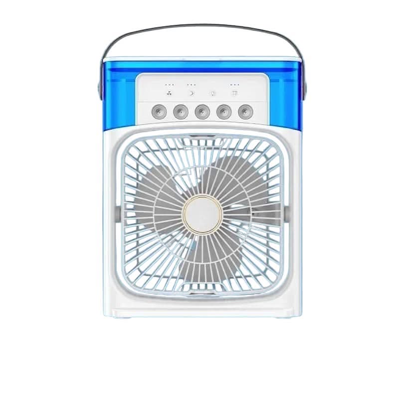 Kleine, compacte luchtkoeler voor persoonlijke verkoeling, onmisbaar tijdens de zomer, thuis of op kantoor.