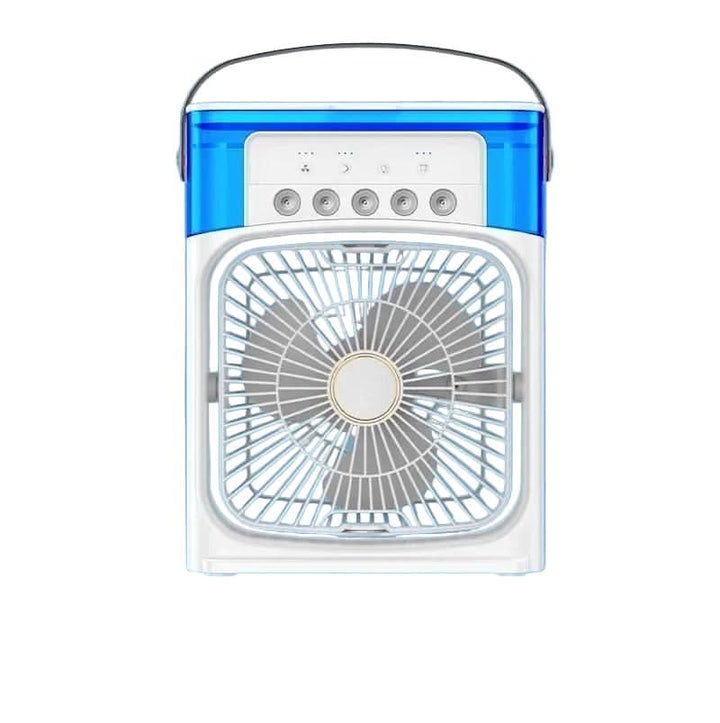 Kleine, compacte luchtkoeler voor persoonlijke verkoeling, onmisbaar tijdens de zomer, thuis of op kantoor.