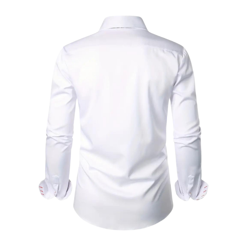 Stijlvol heren overhemd, modern design, geschikt voor feesten of als casual chique look.