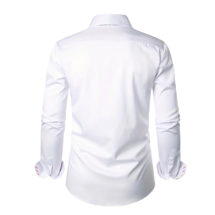 Stijlvol heren overhemd, modern design, geschikt voor feesten of als casual chique look.