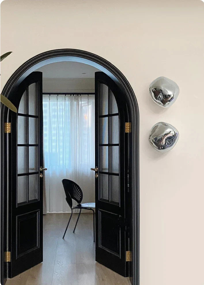 Decoratieve glazen design wandlamp, verlicht en verfraait jouw interieur.