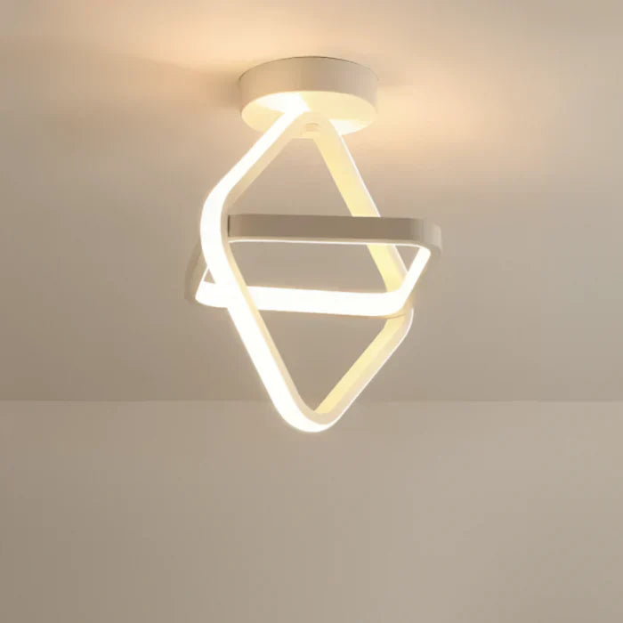 Minimalistische LED plafondlamp, modern design, heldere verlichting voor elke kamer.