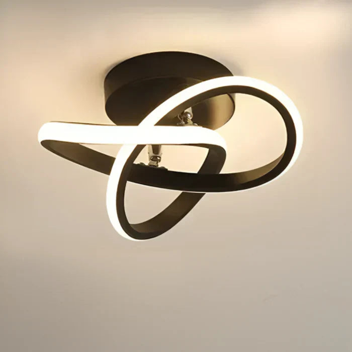 Hedendaagse LED plafondverlichting, innovatief dubbel ringontwerp; efficiënt en mooi.