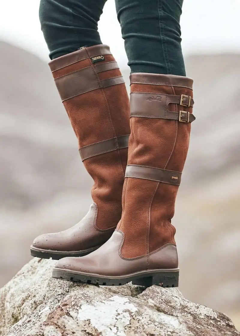 Elegante waterdichte dameslaarzen, comfortabel en modieus. Ideaal als stijlvolle schoenen voor regenachtige dagen.