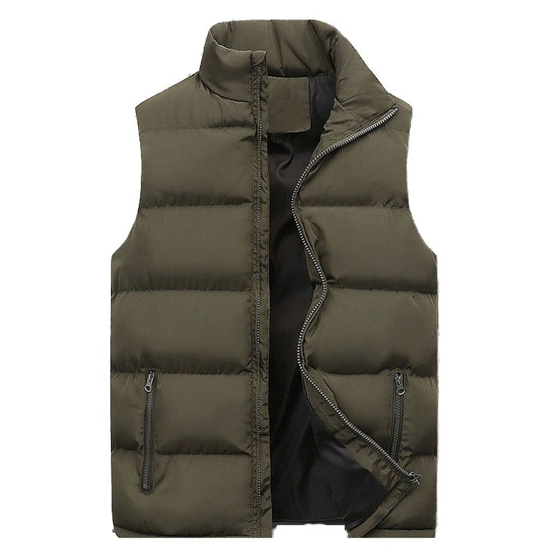 Outdoor heren bodywarmer, licht gewatteerd vest met rits voor diverse activiteiten. Warm en praktisch.