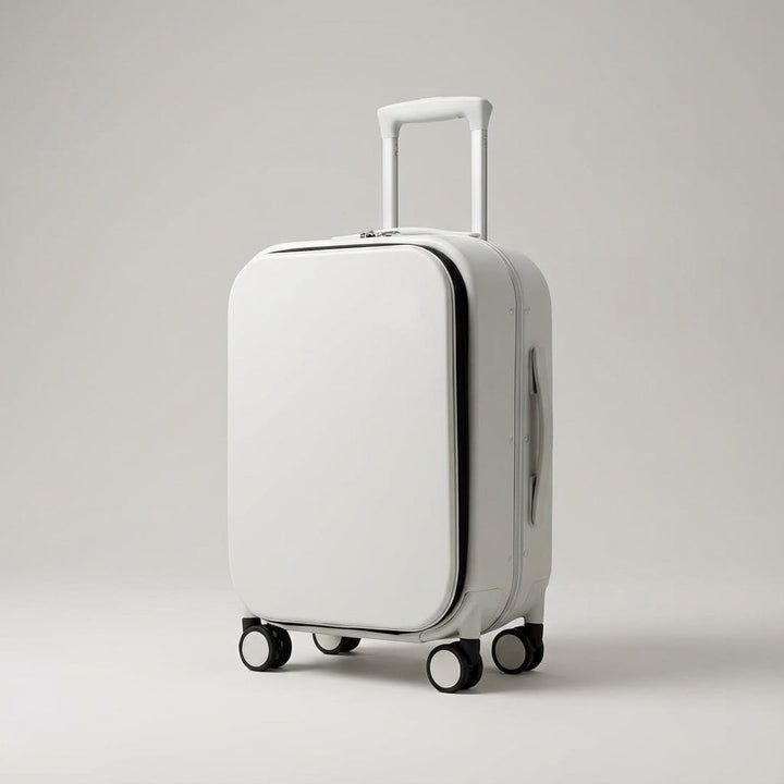 Stille 360 graden spinner koffer met soepele wielen, ideaal als handbagage voor elke reis.