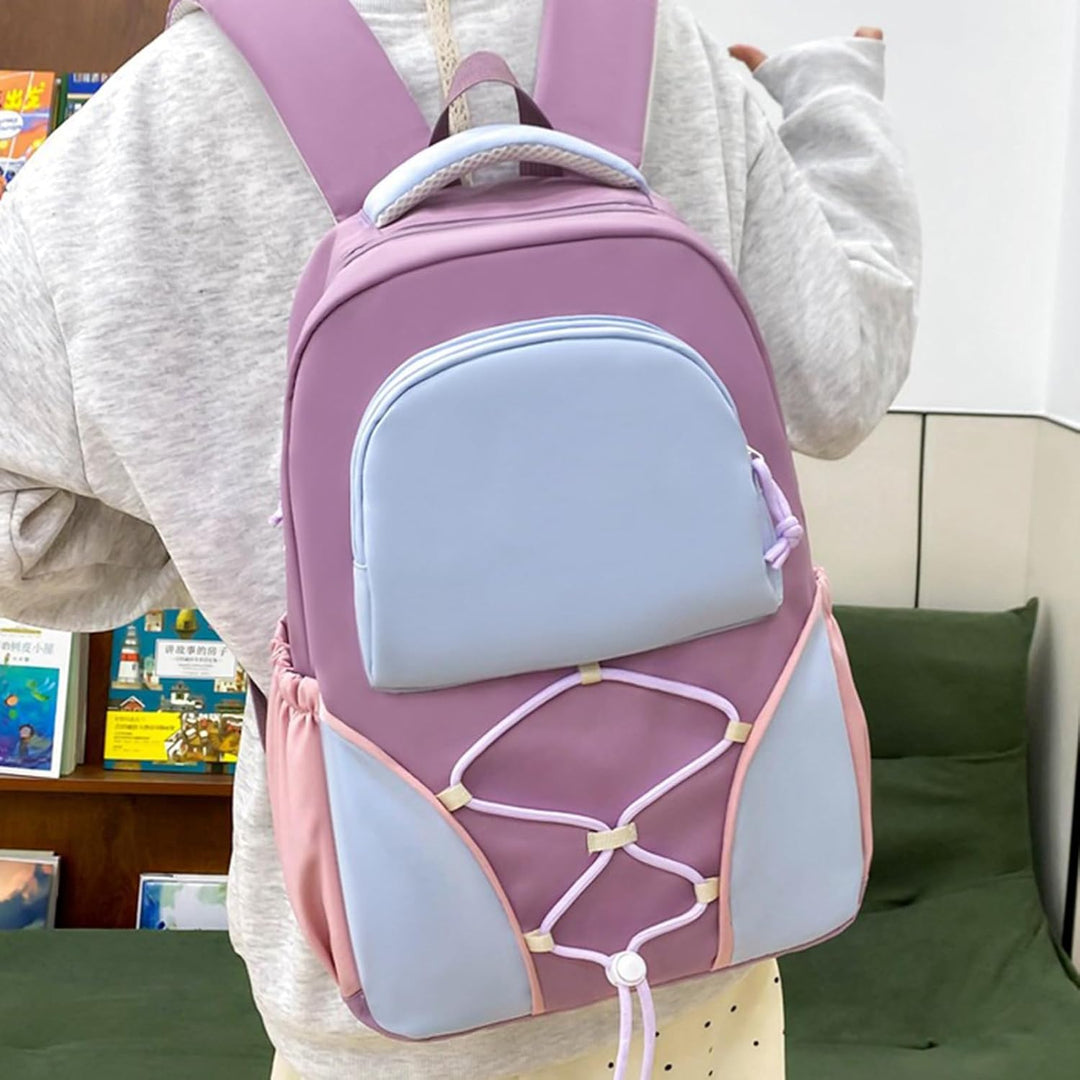 Functionele Nivora schooltas set: rugzak, etui & schoudertas voor een georganiseerde schooldag.