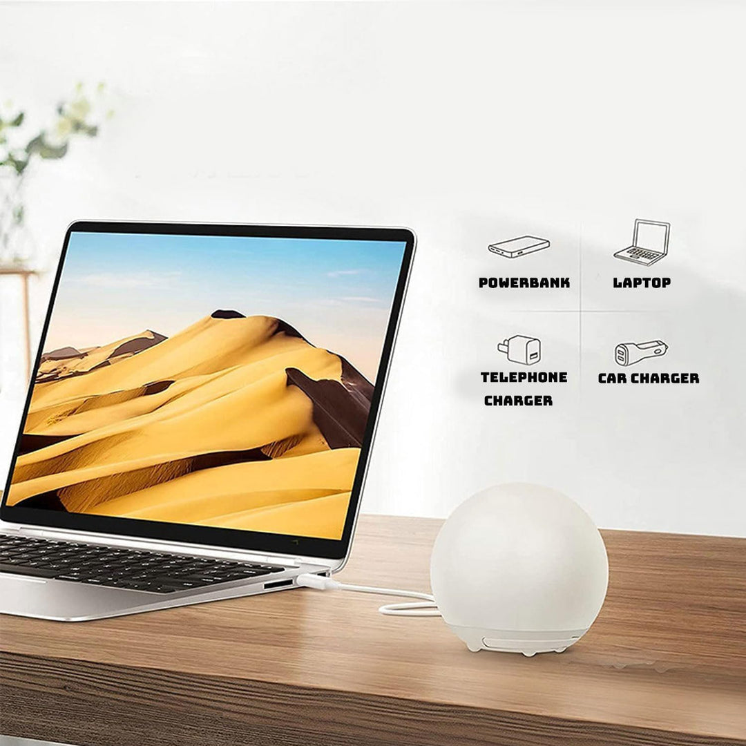 Veilig en oogvriendelijk nachtlampje van BPA-vrij siliconen voor de babykamer.