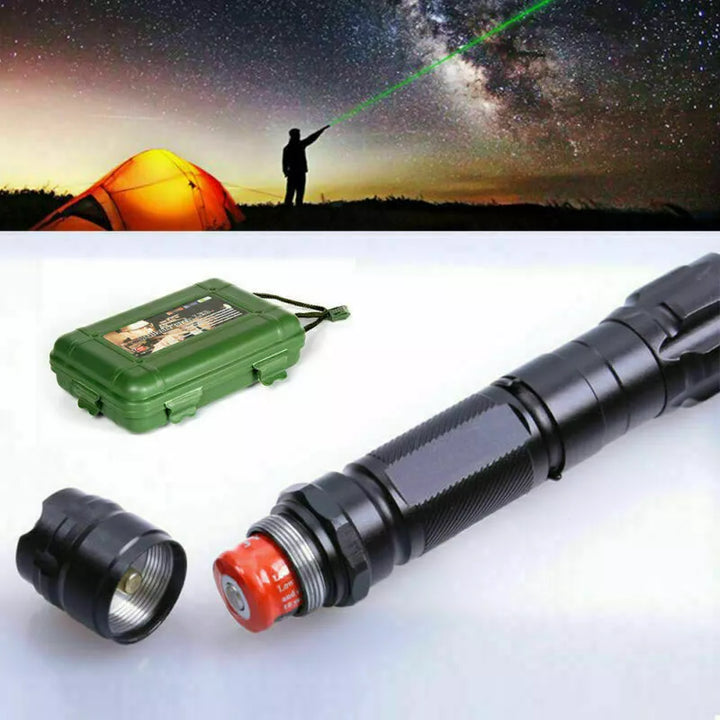 Groene laserpointer, ideaal voor professionele presentaties; verbetert focus en betrokkenheid van publiek.