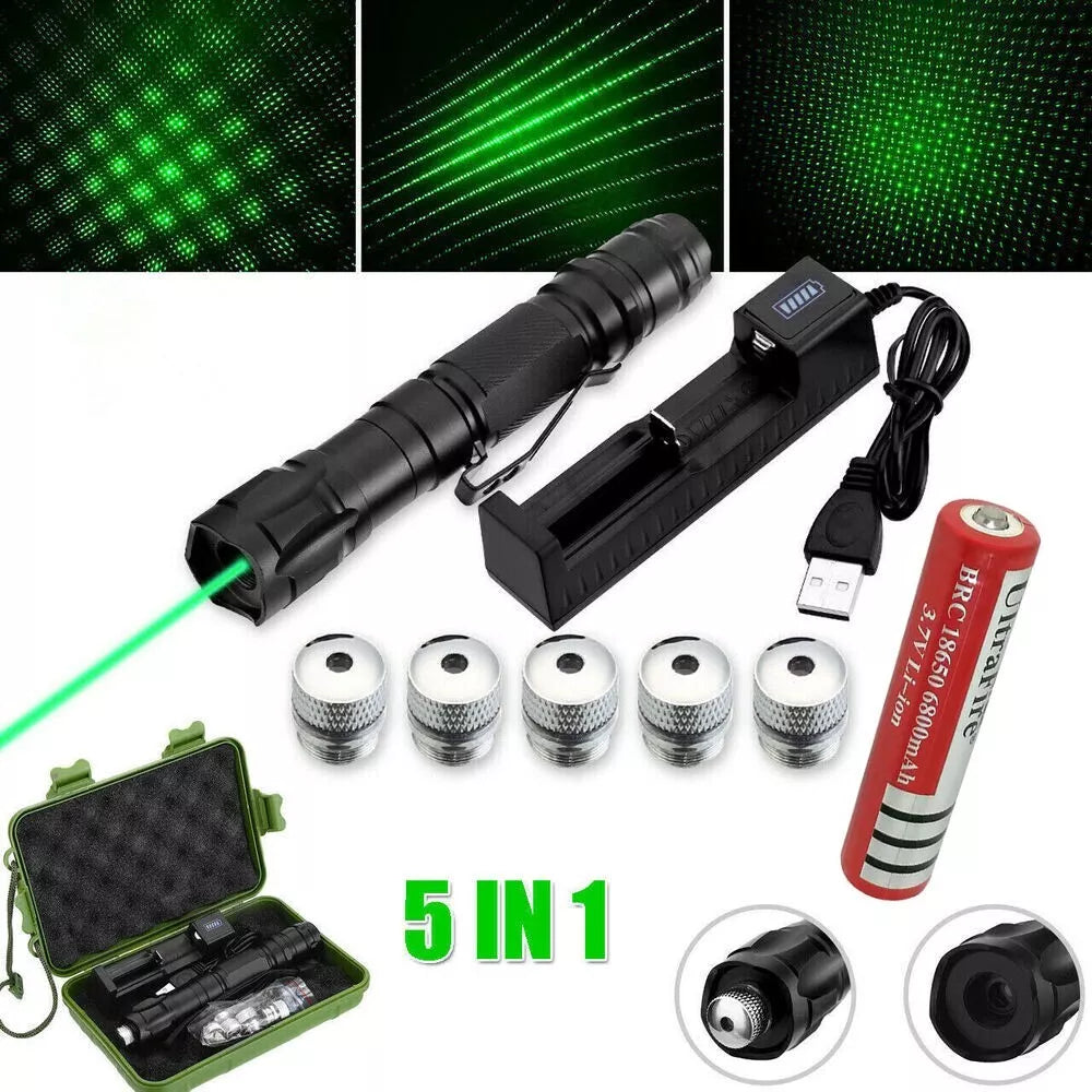 Krachtige groene laser voor astronomie en outdoor activiteiten; duidelijke straal, perfect voor sterrenkijken.
