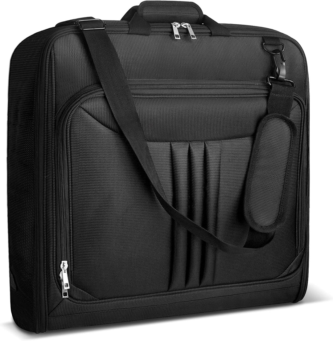 Opvouwbare reiskledingtas voor kreukvrij transport van pakken en kostuums. Perfect als compacte handbagage.