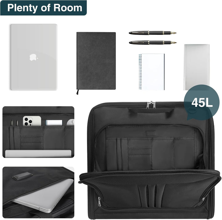 Waterdichte reiskleding organiser voor kreukvrije kleding; ideaal voor reizen, beschermt tegen vocht en vuil.