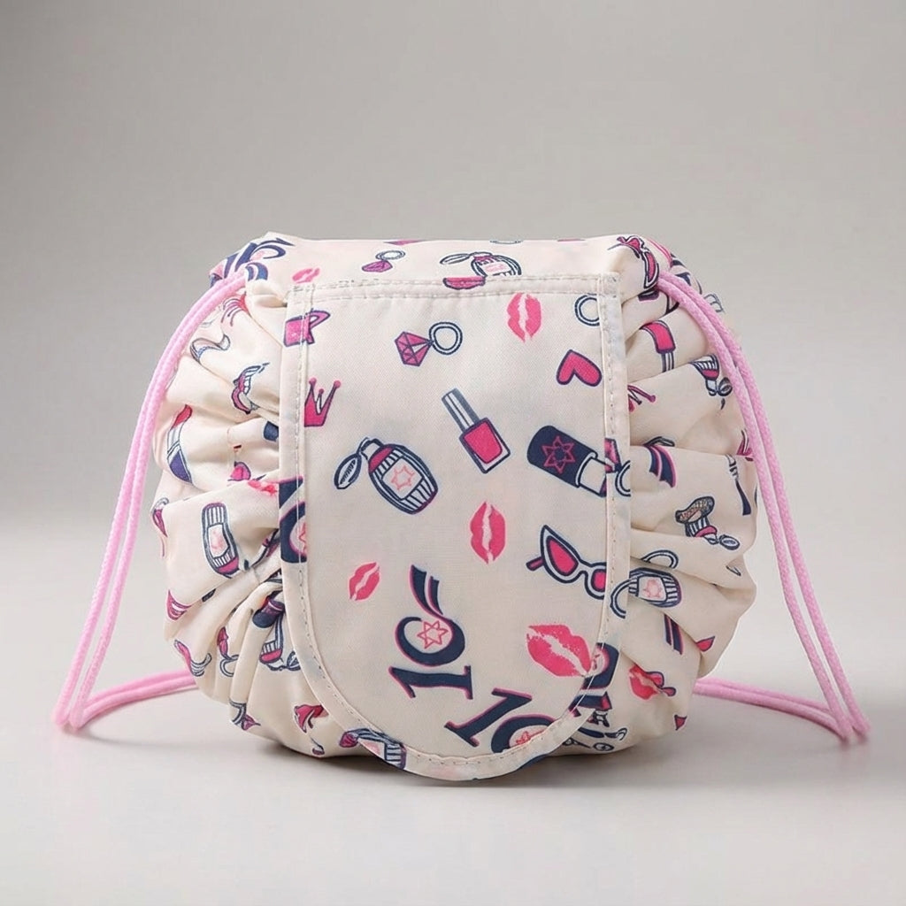 Cadeauverpakking met compacte SnapPouch toilettas, het perfecte reisaccessoire voor iedereen die reist.