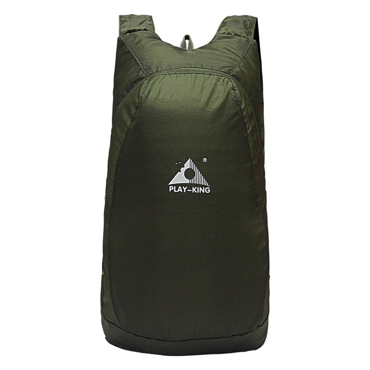 Ultralichte opvouwbare rugzak die in je zak past, waterbestendig, compact reisaccessoire voor spontane trips.