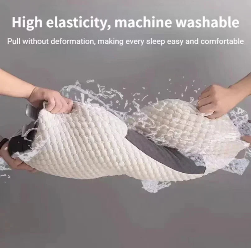 Ergonomisch massagekussen voor gezond slapen en optimaal slaapcomfort, met nekondersteuning.