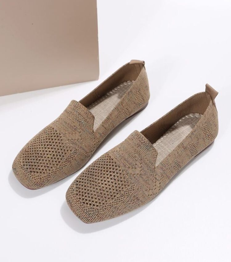 "Orthopedische antislip platte schoenen, elegant ontwerp, ademend materiaal, ideaal voor dagelijks comfort en stijl."