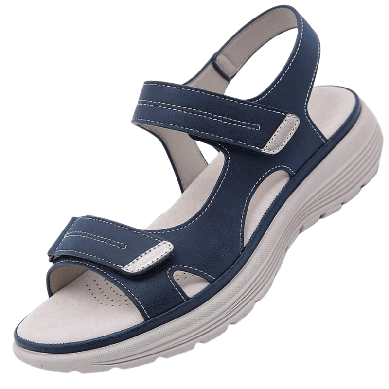 Orthopedische damessandalen met verstelbare banden, brede pasvorm en antislipzool voor ultiem comfort en steun.