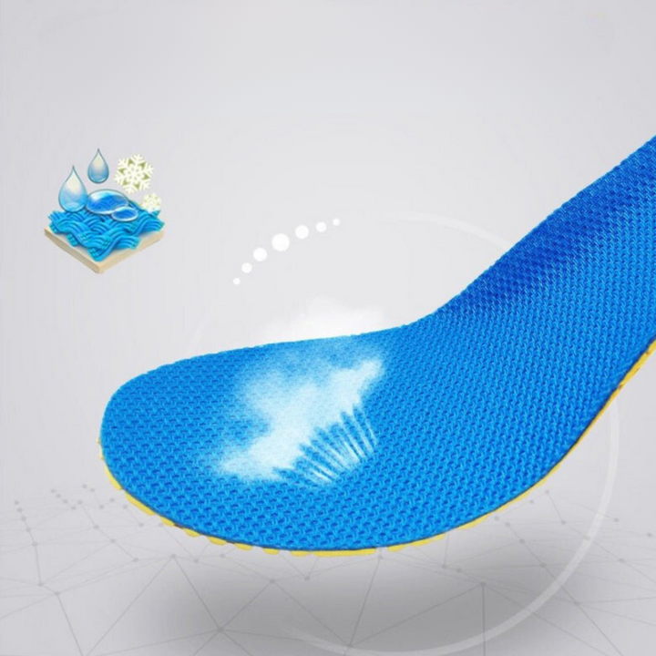 Comfortabele 3/4 gel inlegzolen; vermindert hielspoor, pronatie en vermoeide voeten voor dagelijks gebruik.