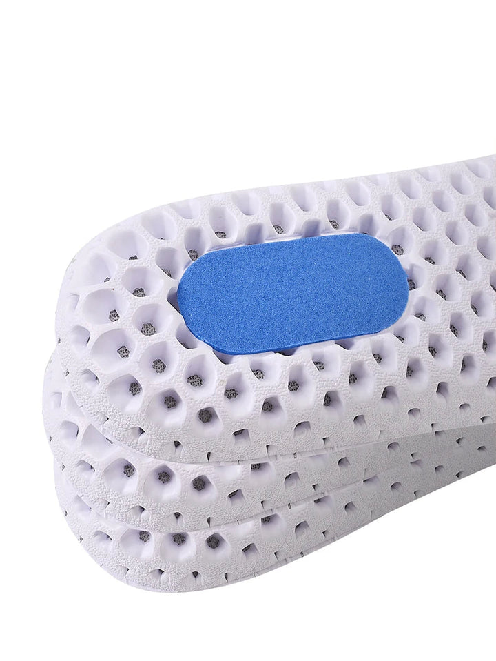Ergonomische gel inlegzolen voor dames en heren; biedt steun, voorkomt voetpijn en verbetert houding.