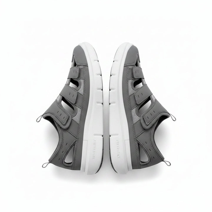 Orthopedische heren sneaker voor herstel en dagelijkse ondersteuning, vermindert voetpijn en verbetert comfort.