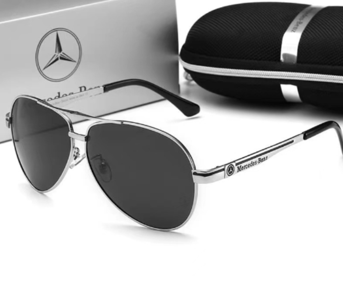 "Piloot zonnebril voor mannen, gepolariseerd, UV400 bescherming, stijlvol roestvrijstaal frame, bruine en zwarte opties"