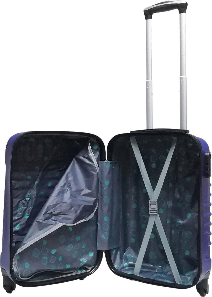 Lichtgewicht en sterke Ventura ABS kofferset. Twee harde reiskoffers voor comfortabel reizen.
