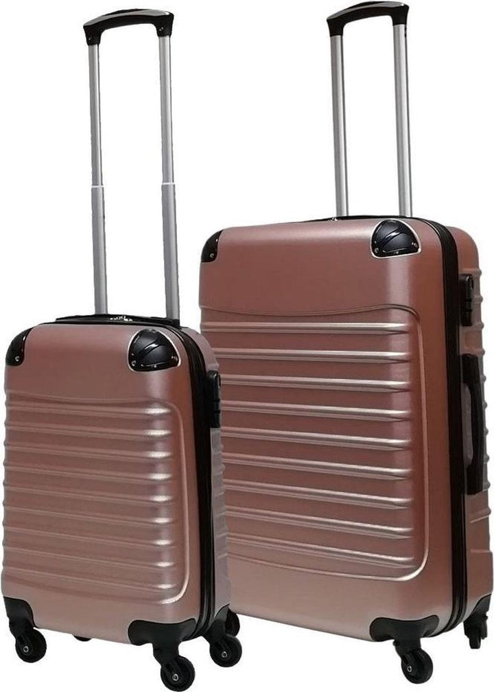 Ventura 2-delige kofferset: robuuste ABS reiskoffers. Essentieel voor een ontspannen vakantie.