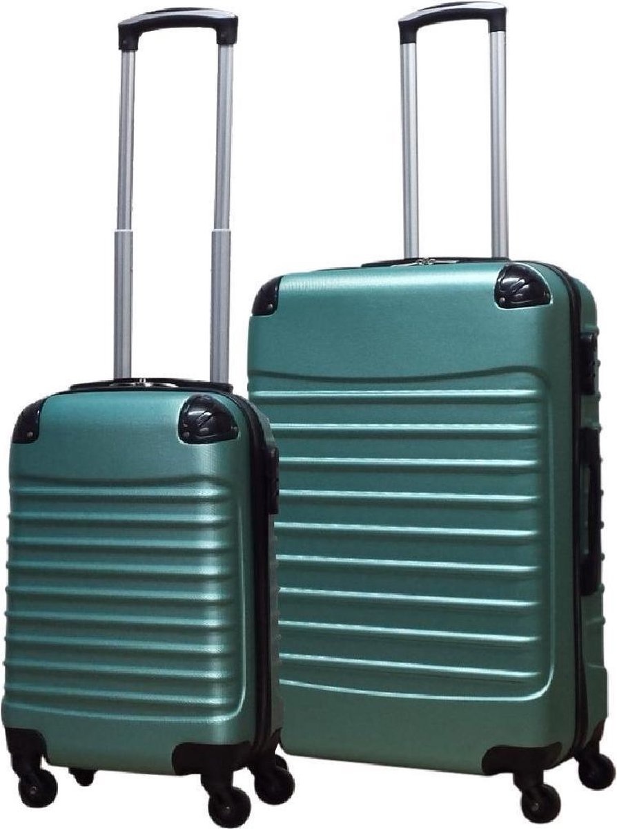 Complete 2-delige Ventura ABS kofferset. Duurzame bagage voor al je vakantiebestemmingen.