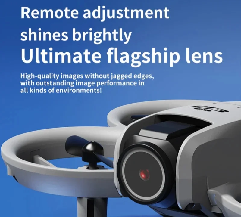 Drone in de lucht, zwevend boven een landschap, ideaal voor 8K luchtfotografie en video-opnames.