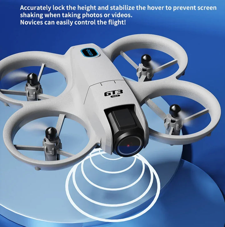 Opvouwbare professionele quadcopter drone, compact en draagbaar, met GPS en 8K camera.