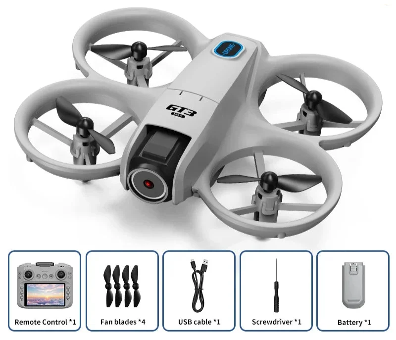 GPS drone fotografeert een prachtig landschap met de 8K UHD camera, voor adembenemende beelden.