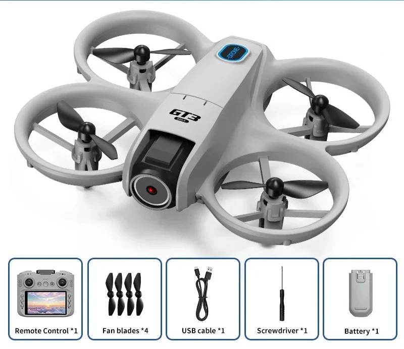 Stijlvolle professionele 8K drone met strak design, geschikt voor 4K/6K/8K luchtfoto's en video.
