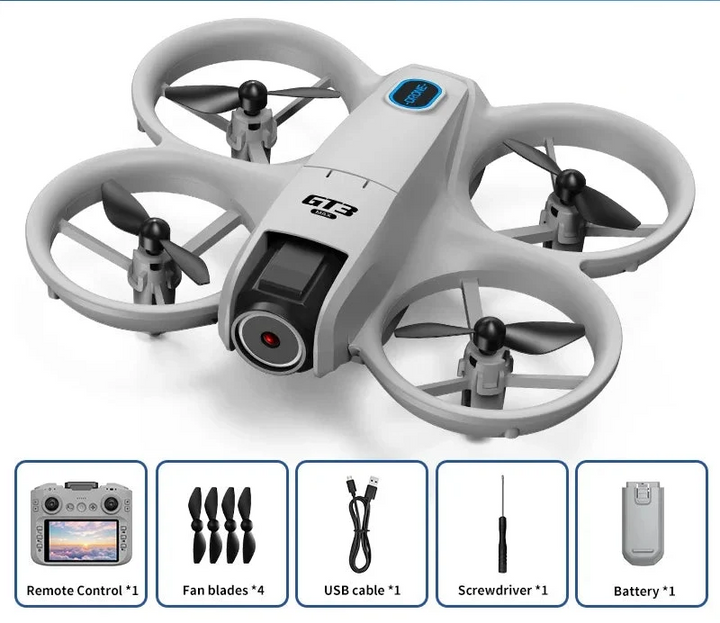 Stijlvolle professionele 8K drone met strak design, geschikt voor 4K/6K/8K luchtfoto's en video.