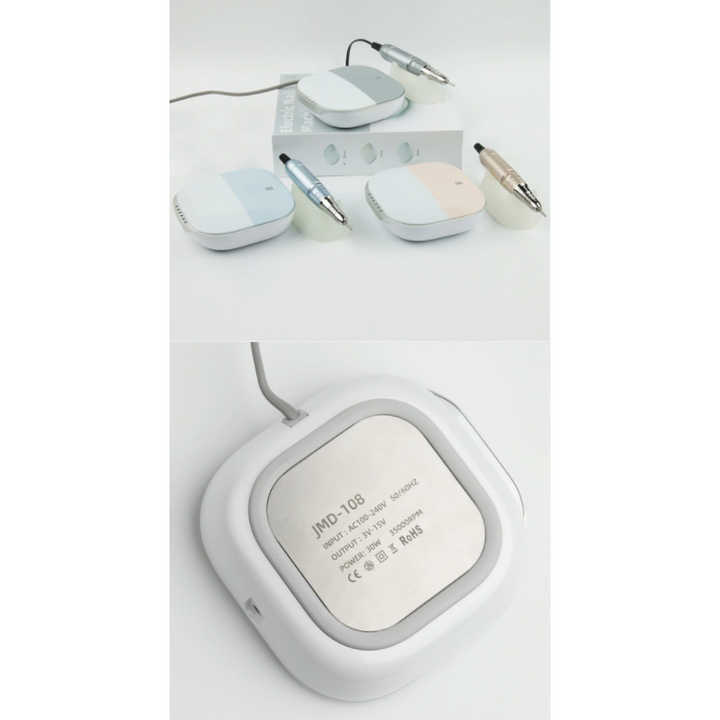 Complete elektrische nagelvijl kit, essentieel voor professionele nagelverzorging en beautysalons.