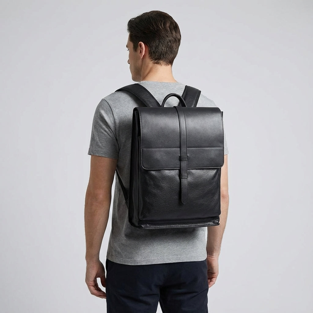 Comfortabele laptoprugzak voor dagelijks pendelen, met georganiseerde vakken voor zakelijk gebruik.