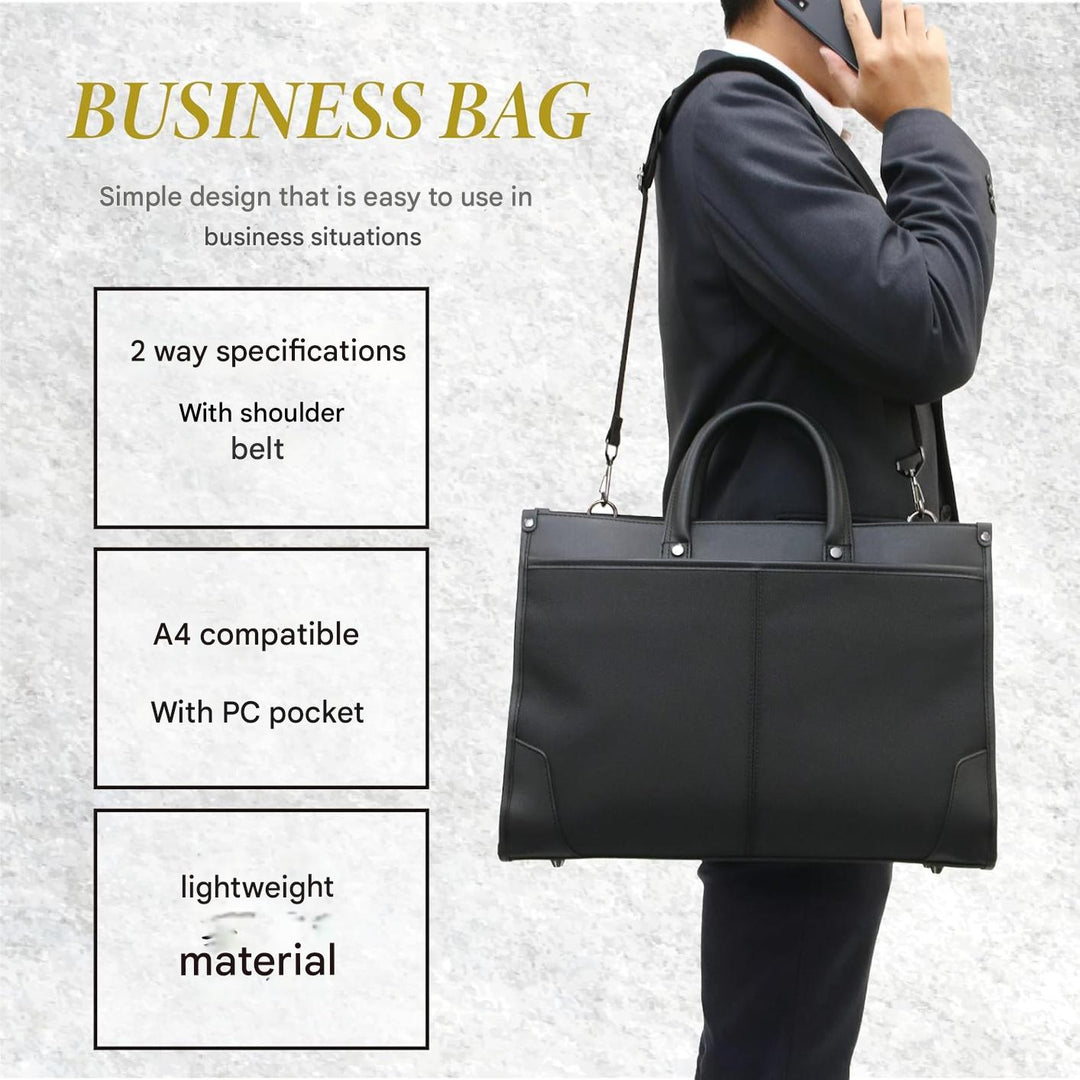 Unisex aktetas met slimme indeling. Perfecte professionele laptoptas voor geordend opbergen van zakelijke items.