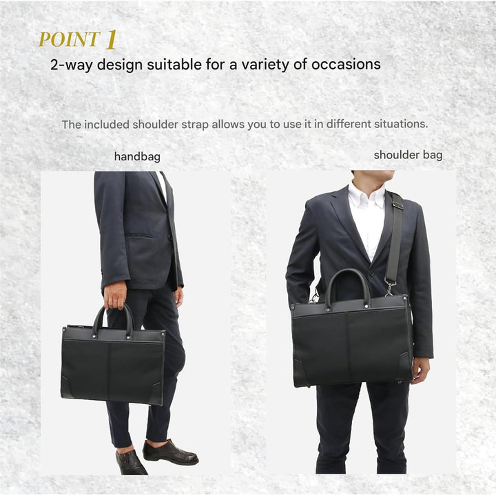 Moderne professionele unisex laptoptas. Stevige zakelijke documententas met interne organisatie voor kantoor en reizen.