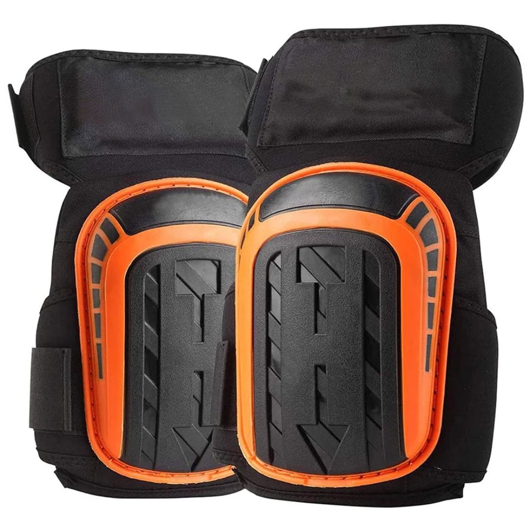 Professionele werkkniebeschermers voor zware klussen, verstelbare banden, stevige kap en zachte voering, ideaal voor doe-het-