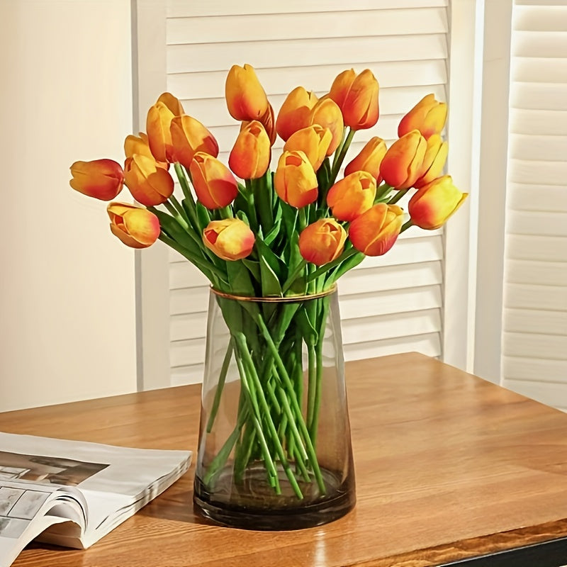 Hoogwaardige kunstbloemen: set van 15 realistische tulpen voor elke gelegenheid.
