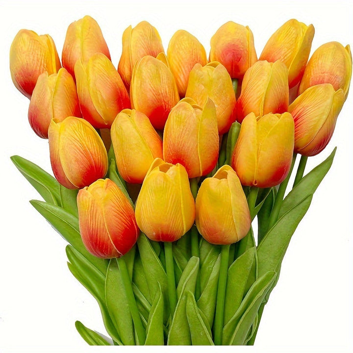 Veelzijdige kunsttulpen set (15 stuks). Geschikt voor bruiloften, feesten en dagelijkse decoratie.