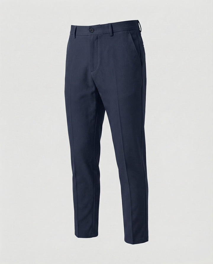 Moderne rechte heren chino broek die comfort en een geklede look biedt voor diverse smart casual gelegenheden.