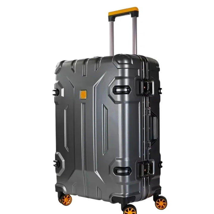 Complete Kopenhagen hardschalen koffer: aluminiumframe, spinnerwielen, TSA-slot, topkwaliteit duurzame bagage.