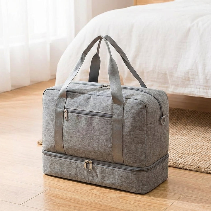 Reistas met apart schoenenvak voor georganiseerd reizen. Handige duffelbag en weekendtas.